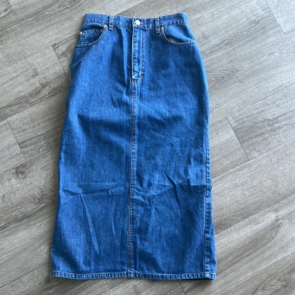 Ralph Lauren Denim Skirt Vintage - Picture 3 of 12